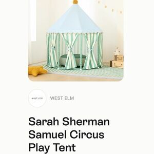 ISO west elm circus play tent!!